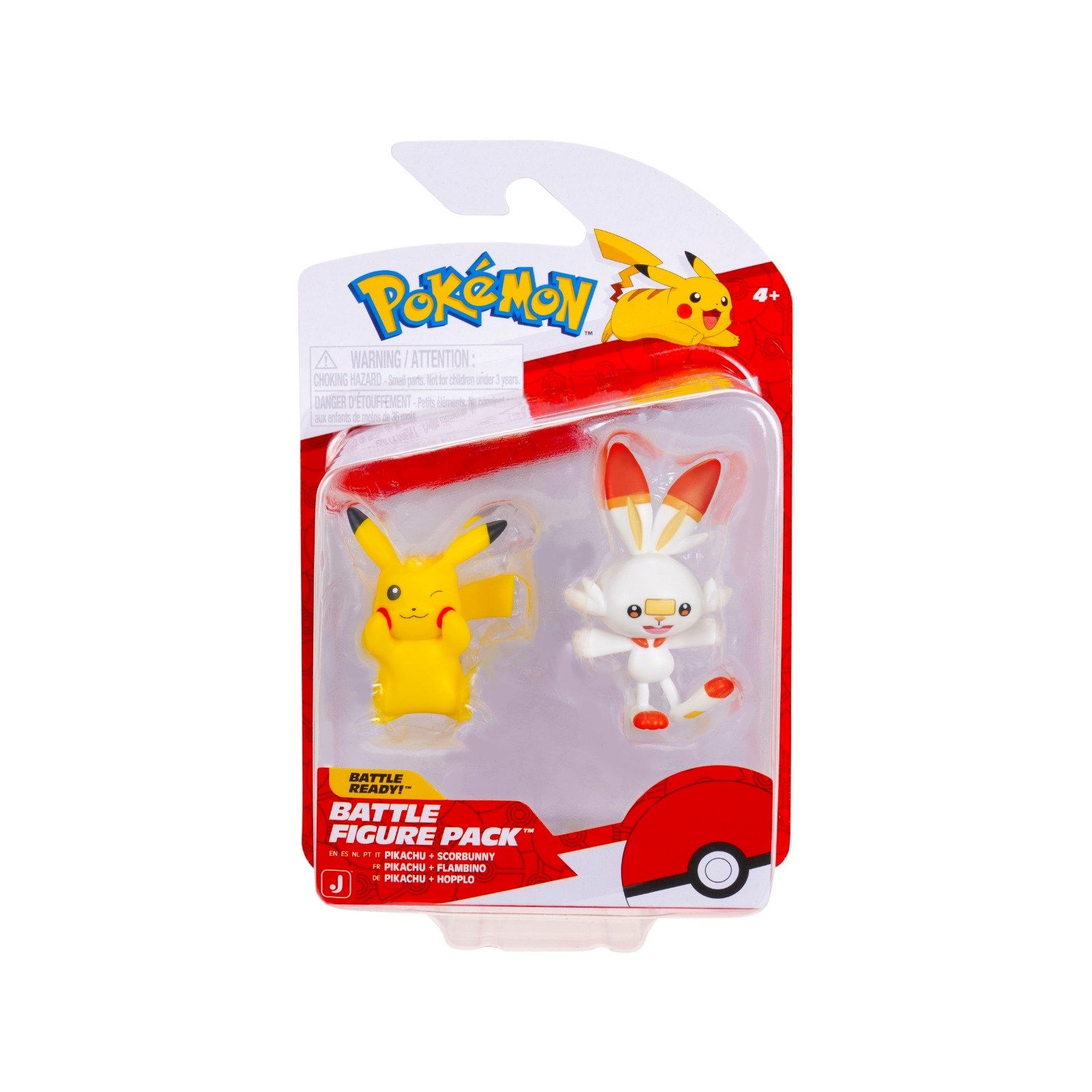 Pokemon Battle Figure Scorbunny & Pikachu